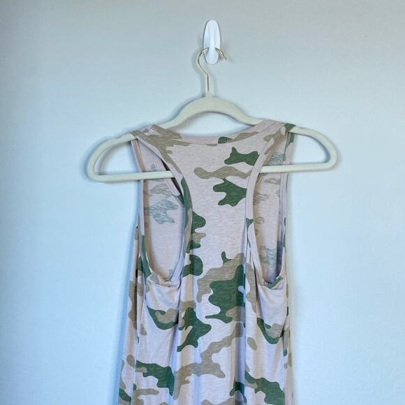 SUNDRY Camo Tank Sleeveless Racerback Midi Dress Size 0 XS Casual Summer - Picture 8 of 8